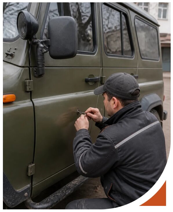 Профессиональное вскрытие автомобиля УАЗ без повреждений в Муравленке